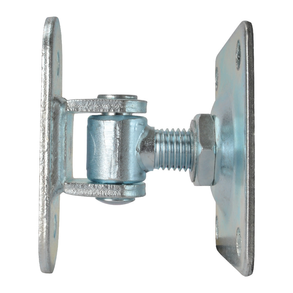 HI/78 Adjustable Gate Hinge M20 With Fixing Plate 100x100mm On Back Plate 115x40mm