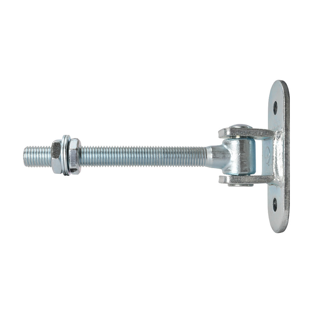 HI/83 Adjustable Gate Hinge With Back Plate 130 x 40mm M16 x 131mm Thread