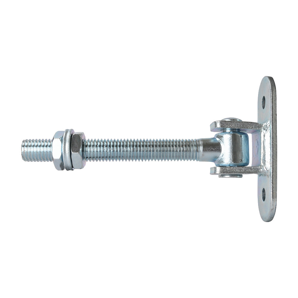 HI/84 Adjustable Gate Hinge With Back Plate 140 x 40mm M18 x 138mm Thread