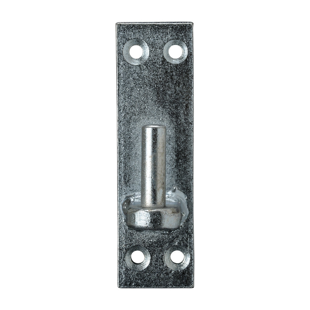 12mm Zinc Plated Hinge Plate 135 x 40mm