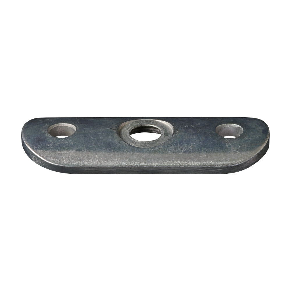 HS142 Handrail Support Plate For To Suit 42.4mm Mild Steel Zinc Finish