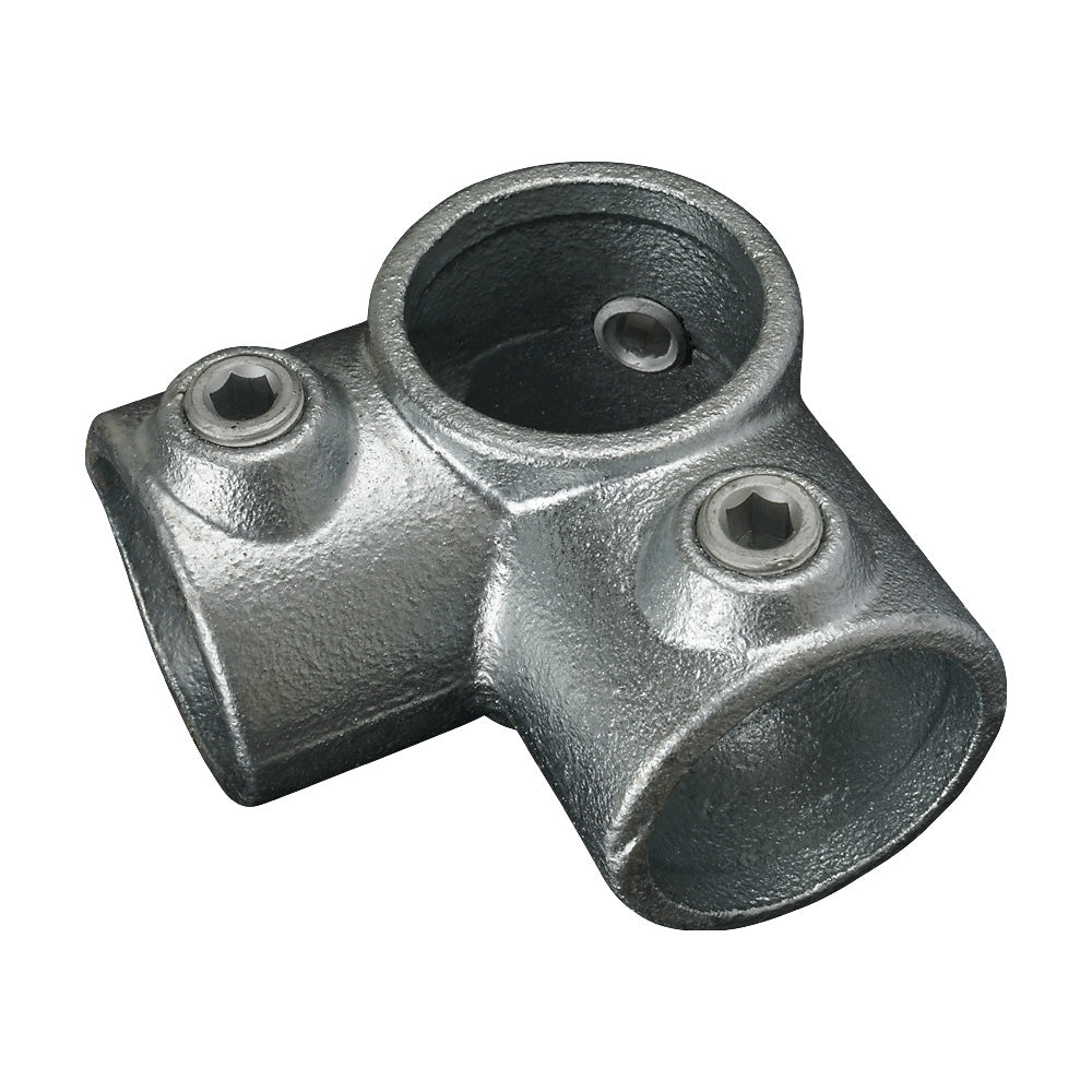 116A 90° Three Way Mid Rail Corner Key Clamp To Suit 26.9mm Tube