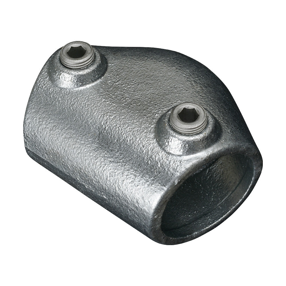 124B 15-60° Angled Variable Joint Key Clamp To Suit 33.7mm Tube