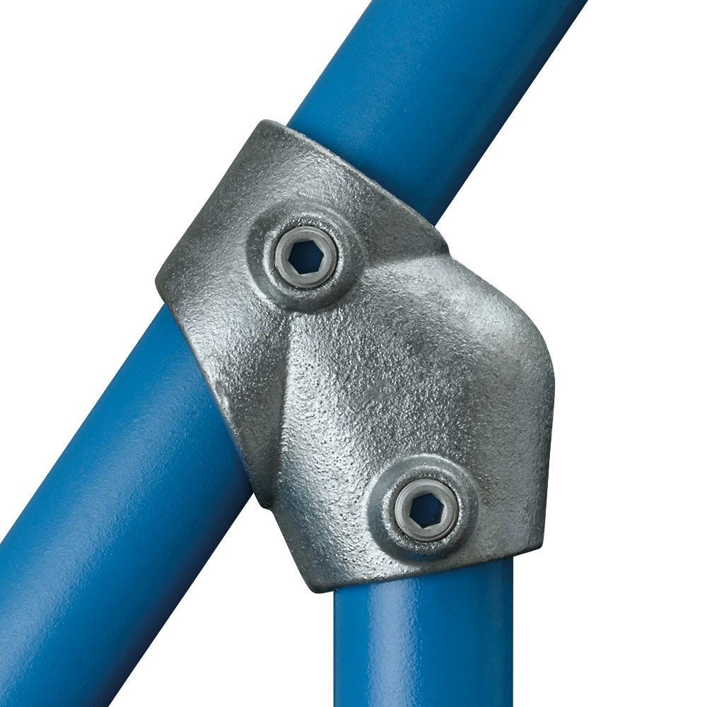 129C 30-60° Adjustable Short Tee Key Clamp To Suit 42.4mm Tube