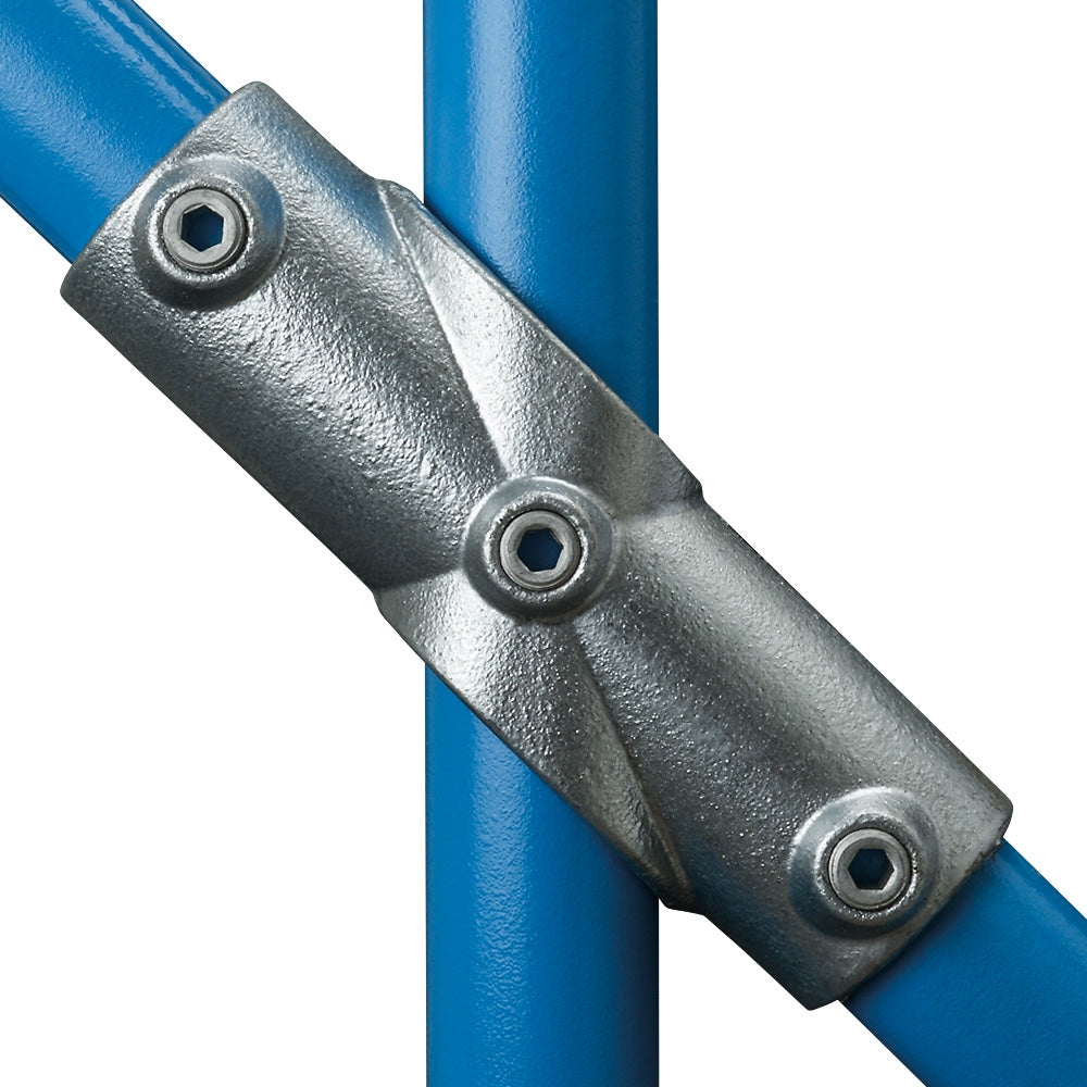 130D 30-45° Adjustable Mid Rail Connector Key Clamp To Suit 48.3mm Tube