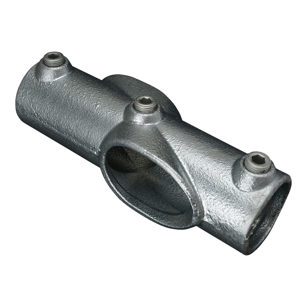 130C 30-45° Adjustable Mid Rail Connector Key Clamp To Suit 42.4mm Tube