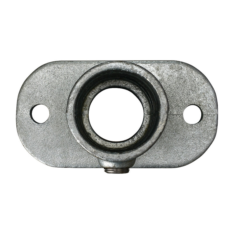 132E Oval Base Flange Key Clamp To Suit 60.3mm Tube