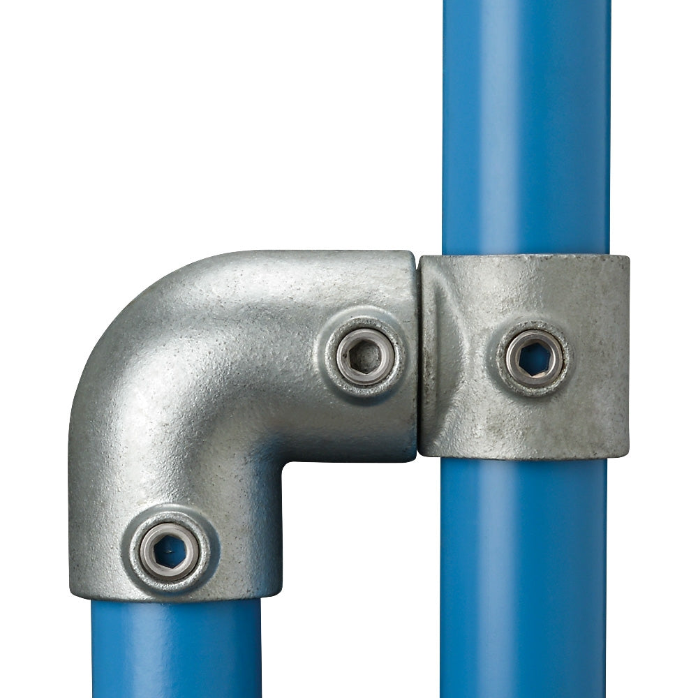 147C Internal Swivel Tee 90° Key Clamp To Suit 42.4mm Tube