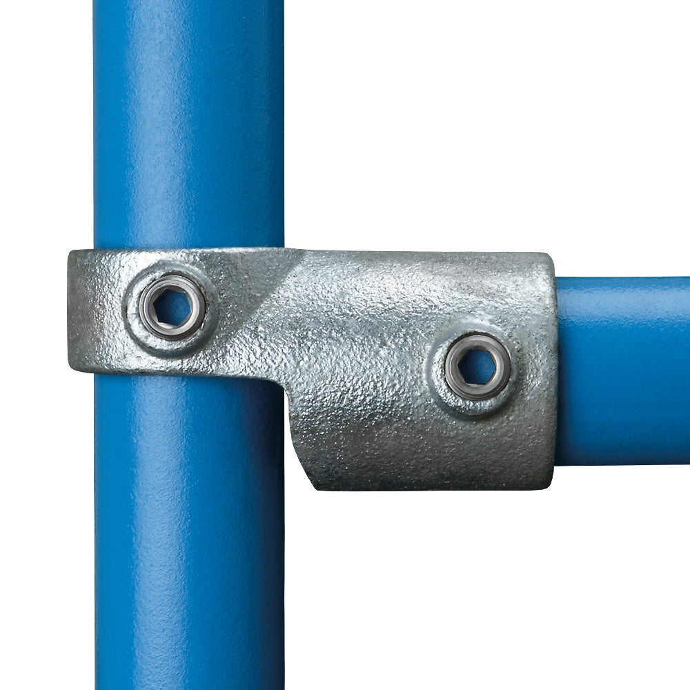 148B Swivel Adjustable Short Tee 85° - 235° Key Clamp To Suit 33.7mm Tube