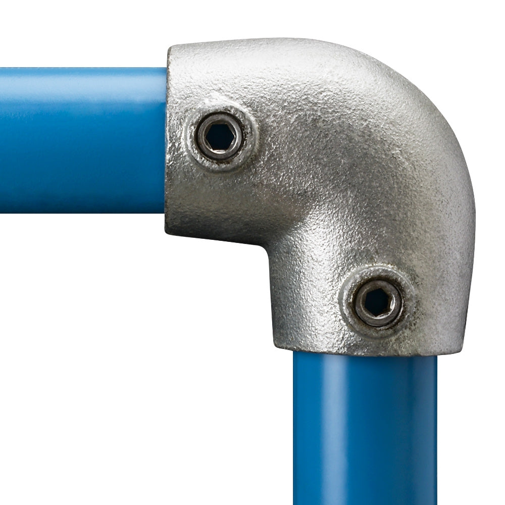 154C Sloping Elbow 0-11° Key Clamp To Suit 42.4mm Tube