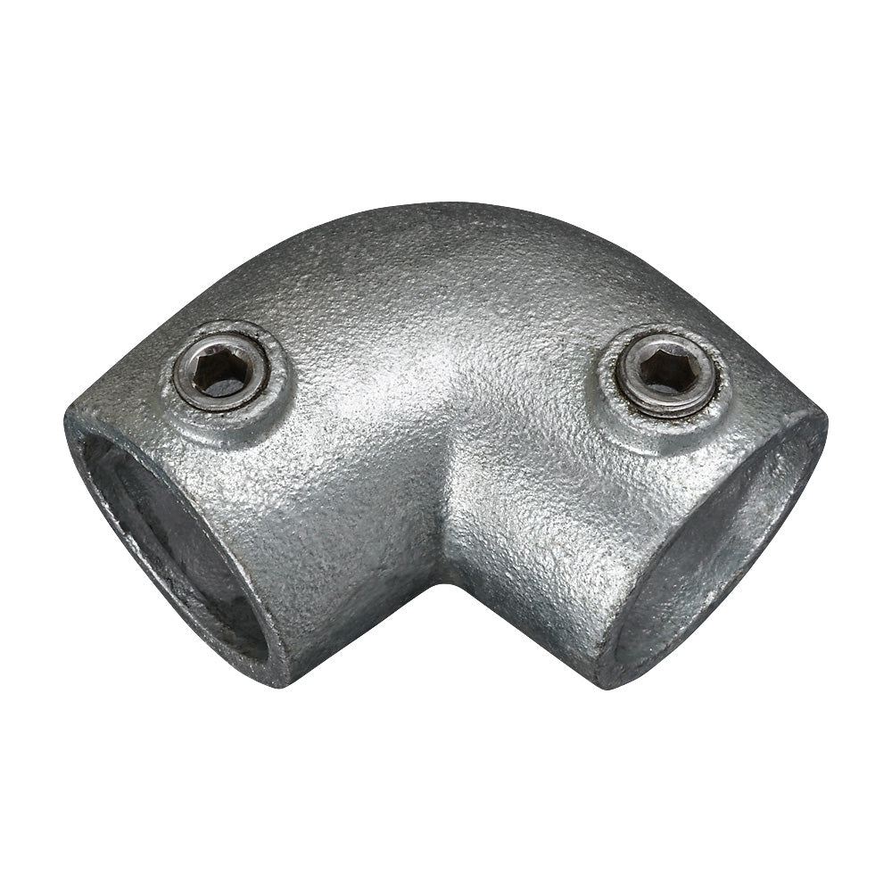 154C Sloping Elbow 0-11° Key Clamp To Suit 42.4mm Tube