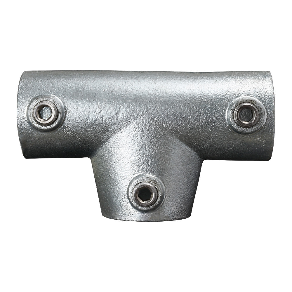 155C Sloping Tee Piece 0-11° Key Clamp To Suit 42.4mm Tube