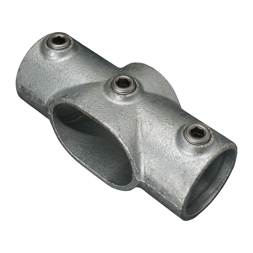 156C 4 Way Slope Cross Piece 0-11° Key Clamp To Suit 42.4mm Tube