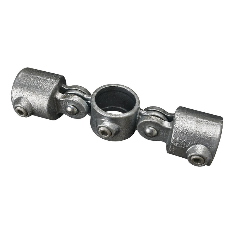 167D Double Swivel Socket Connection Key Clamp To Suit 48.3mm Tube