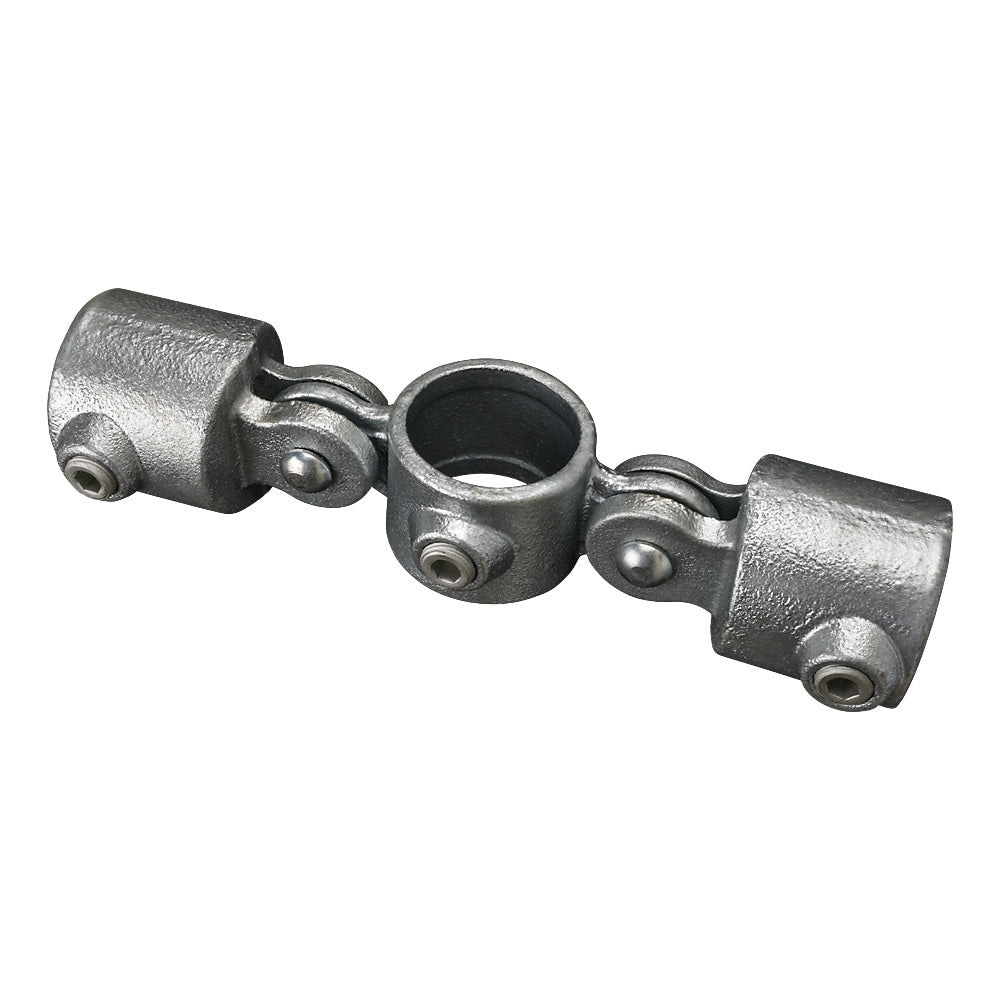 167B Double Swivel Socket Connection Key Clamp To Suit 33.7mm Tube