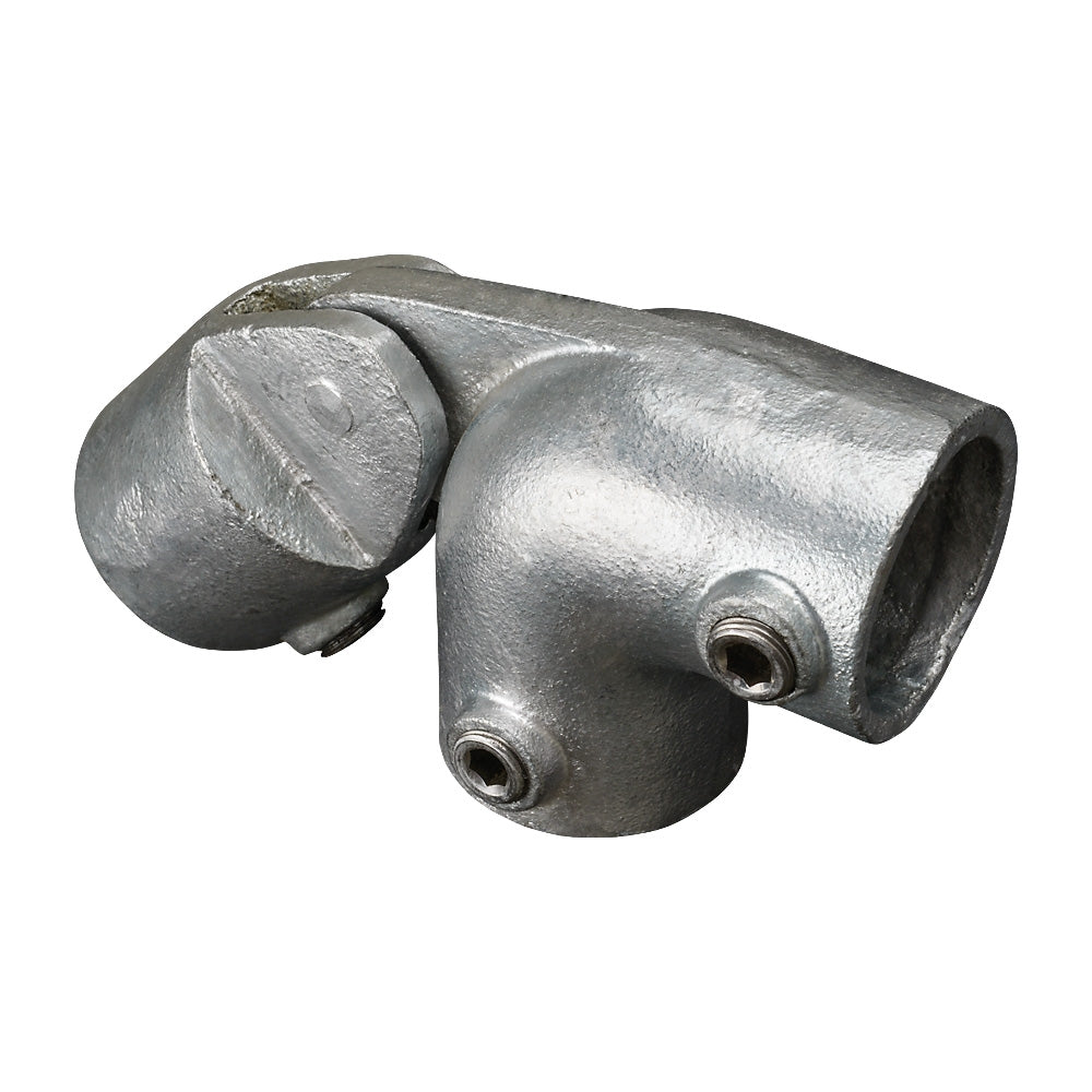175C 90° Elbow With Swivel Connection Key Clamp To Suit 42.4mm Tube