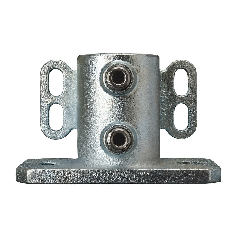 242C Base Flange With Toe Board Fixing Key Clamp To Suit 42.4mm Tube