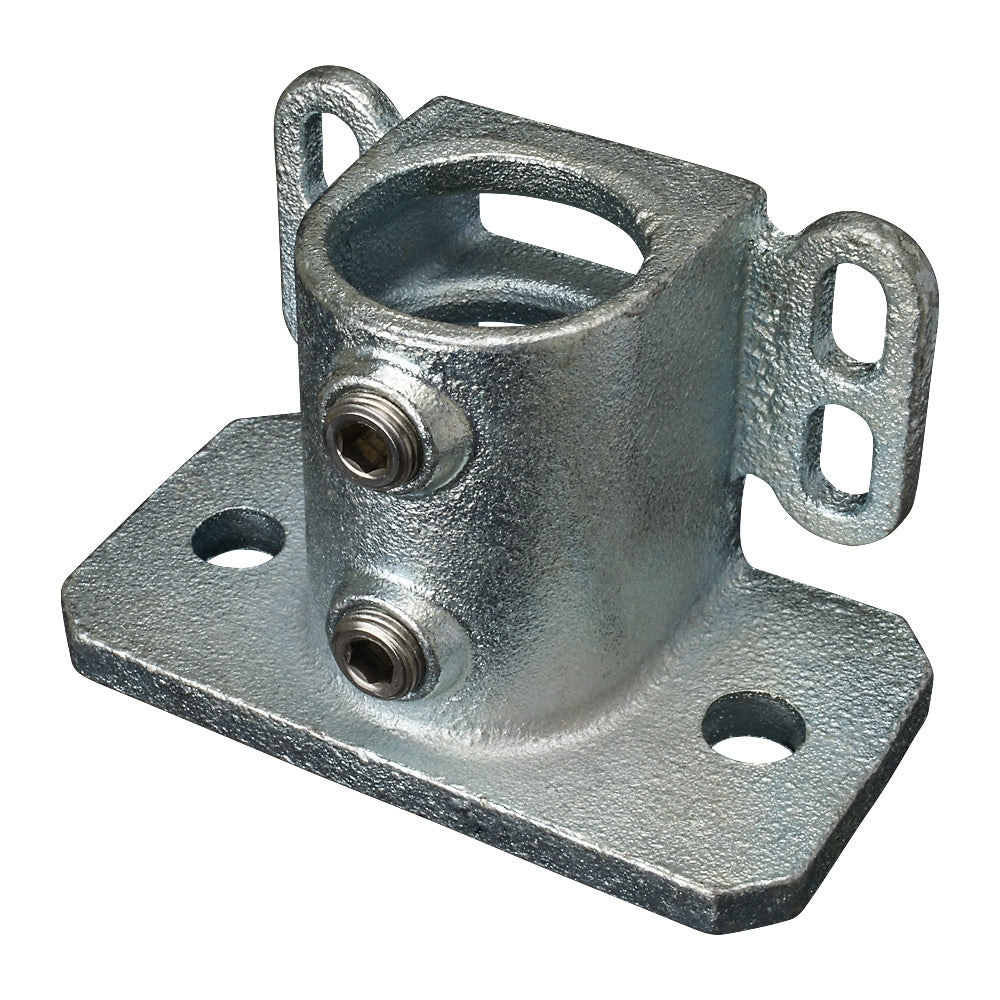 242C Base Flange With Toe Board Fixing Key Clamp To Suit 42.4mm Tube