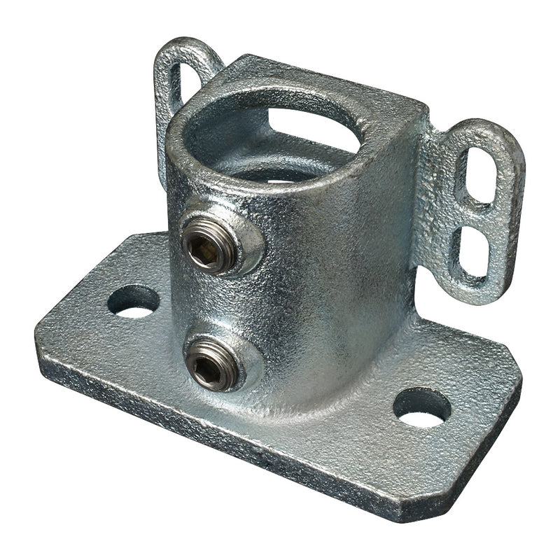 242D Base Flange With Toe Board Fixing Key Clamp To Suit 48.3mm Tube