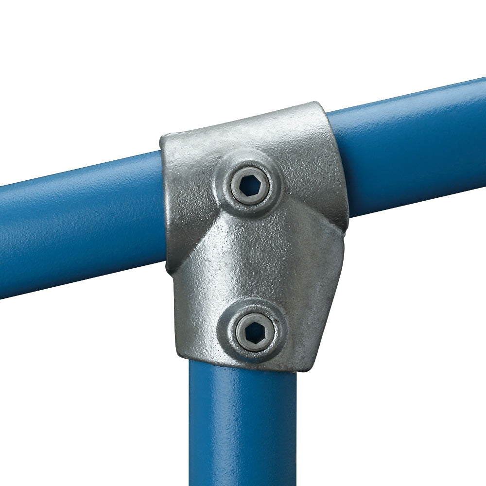 253C Short Slope Tee 11-29° Key Clamp To Suit 42.4mm Tube