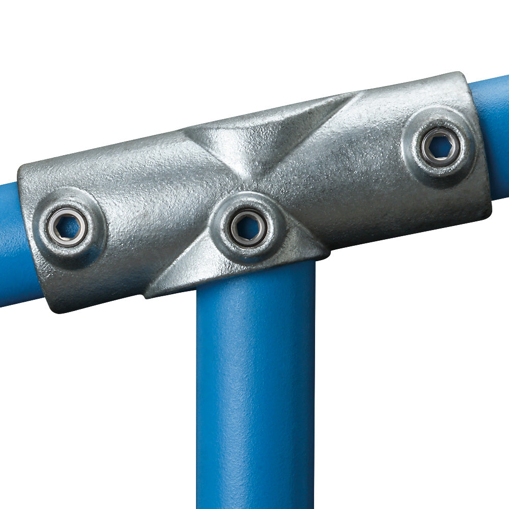 255C Long Slope Tee 11-29° Key Clamp To Suit 42.4mm Tube