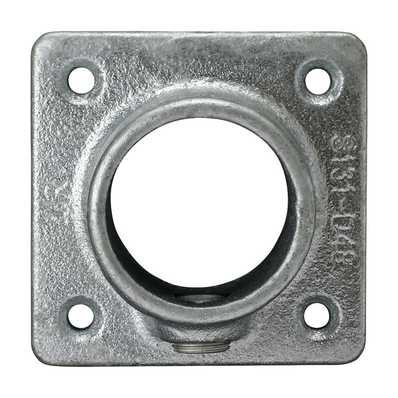 S131C Square Base Wall Flange Key Clamp To Suit 42.4mm Tube