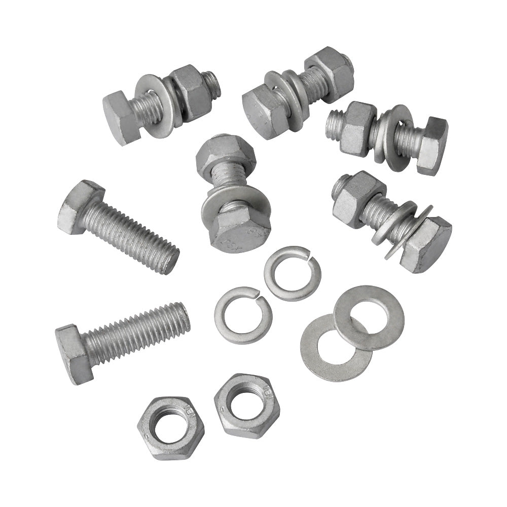 Upper Ladder Hoop Galvanised With Holes 735 x 800mm Complete With 7 x M12x36 Bolts