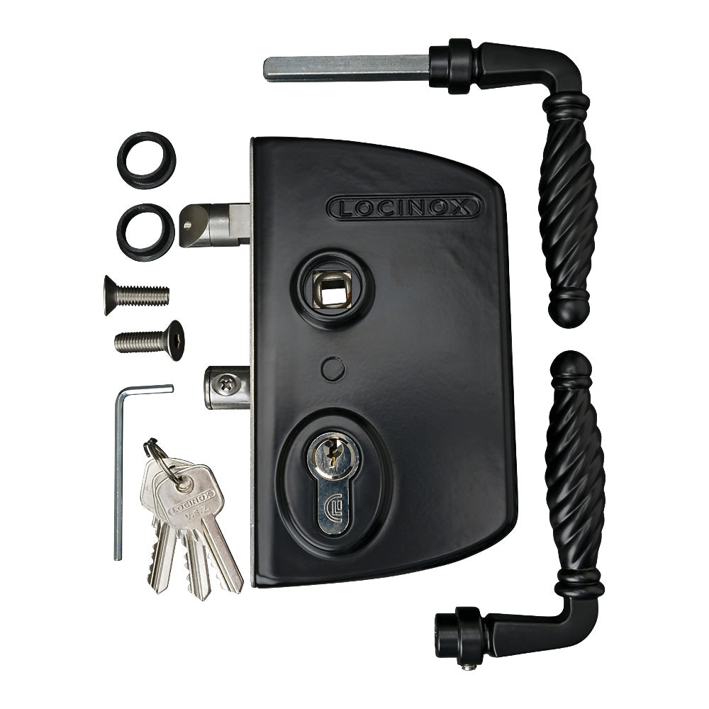 Locinox LAKQ U2 Industrial Gate Lock To Suit 10 - 30mm Flat Profile