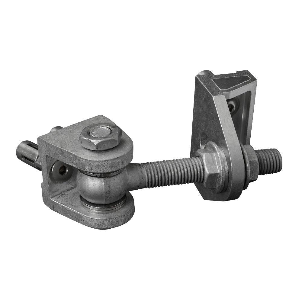 Locinox 180° Bolt-On 4D Adjustable Hinge 16mm Galvanised (Pair)