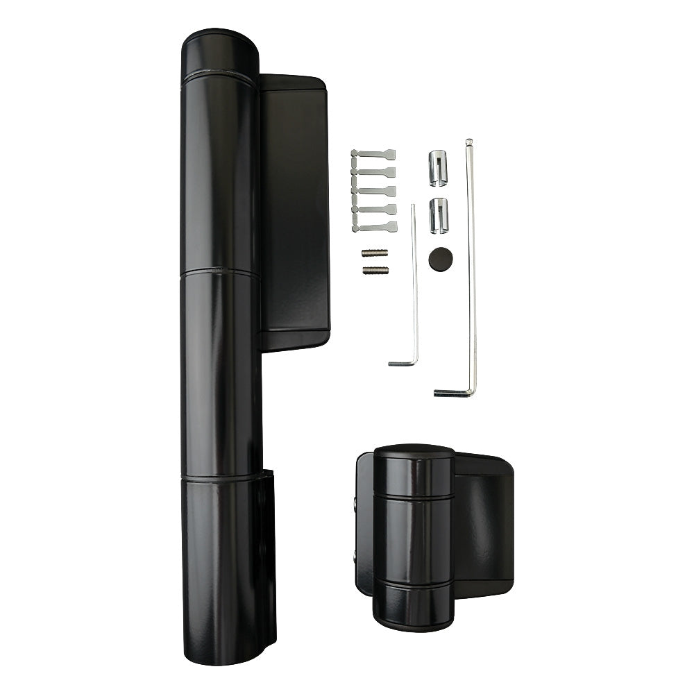 Locinox MAMMOTH180 Hydraulic 180° Gate Closer Hinge Black