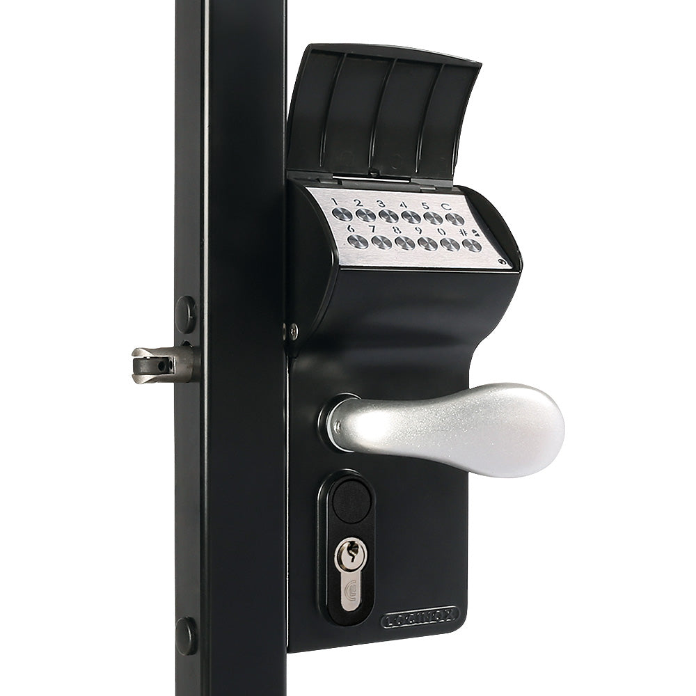 Locinox Valentino Surface Mounted Battery Powered Code Lock ISO9227 Black
