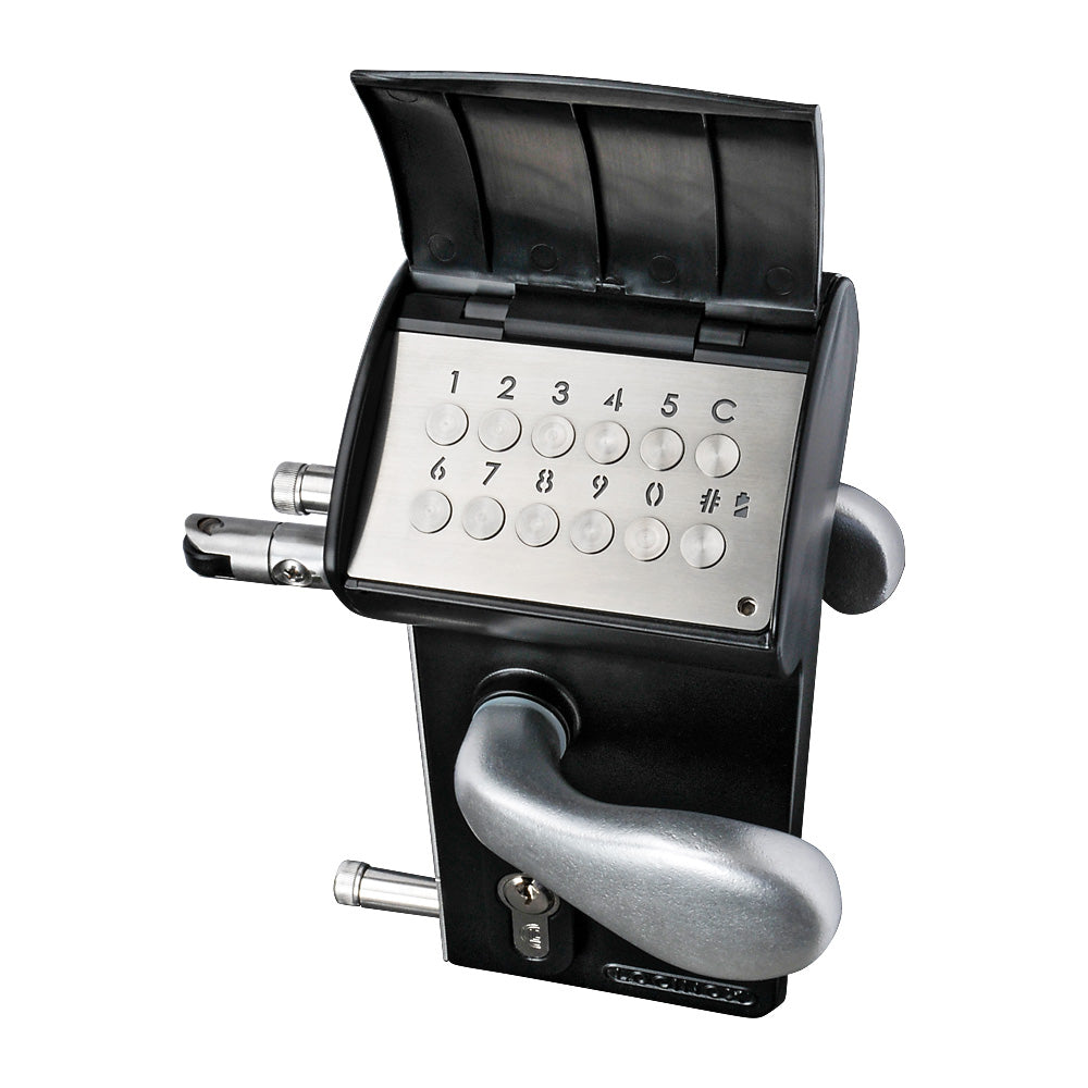 Locinox Valentino Surface Mounted Battery Powered Code Lock ISO9227 Black