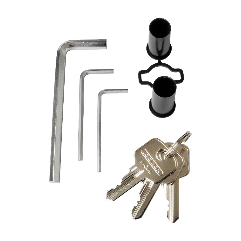 Locinox Valentino Surface Mounted Battery Powered Code Lock ISO9227 Black