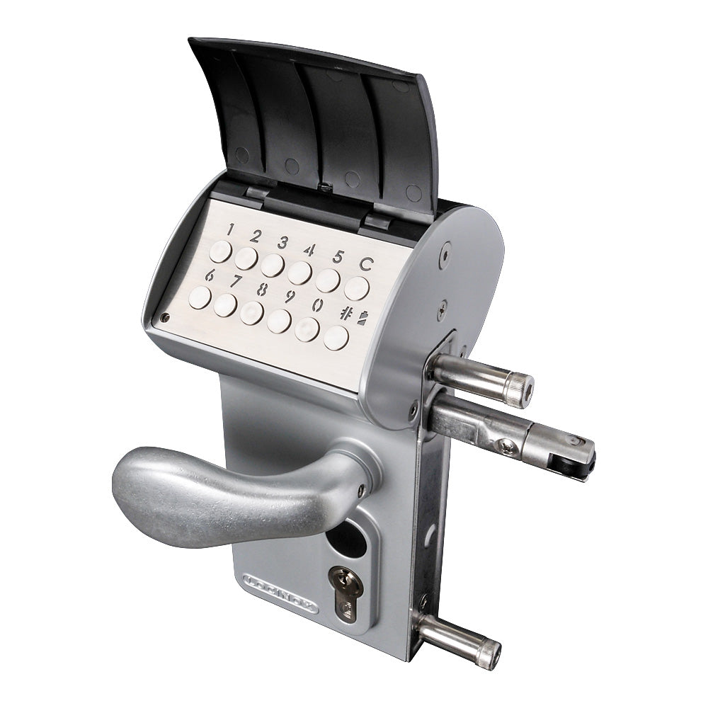 Locinox Valentino Surface Mounted Battery Powered Code Lock ISO9227 Silver