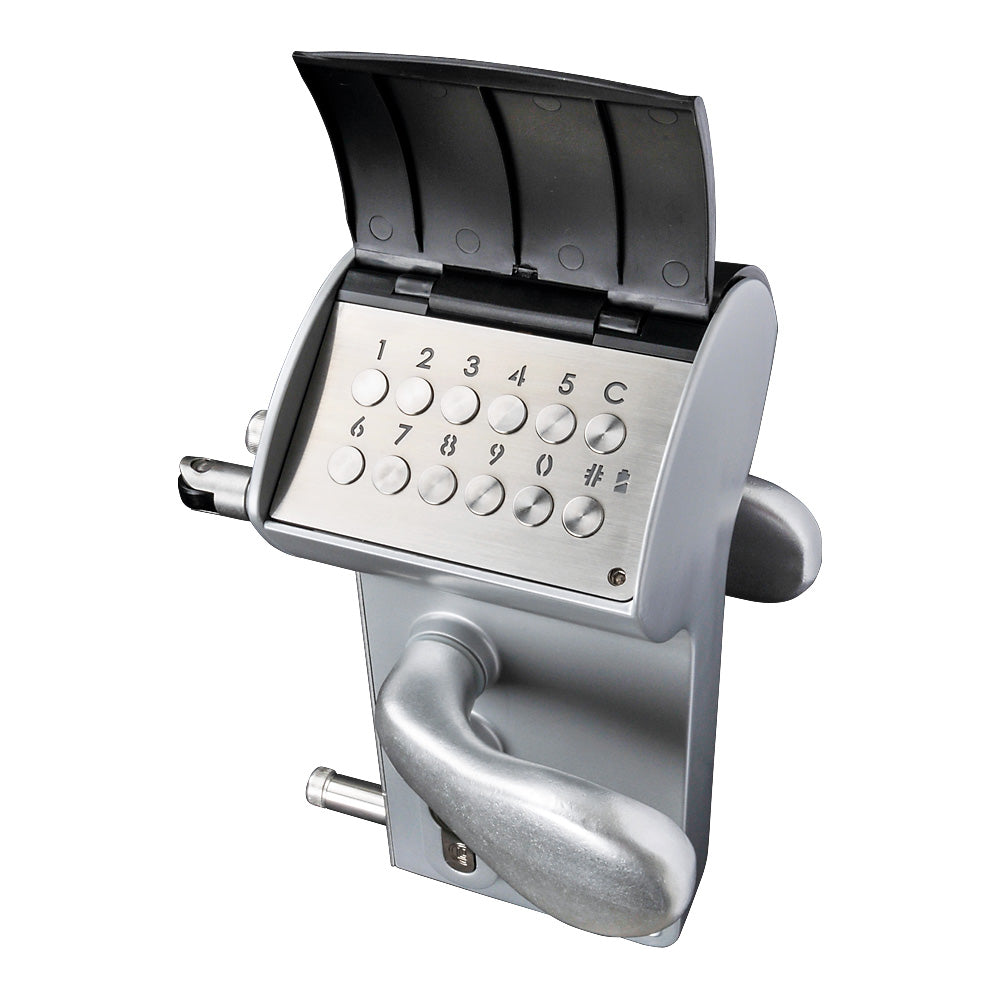 Locinox Valentino Surface Mounted Battery Powered Code Lock ISO9227 Silver