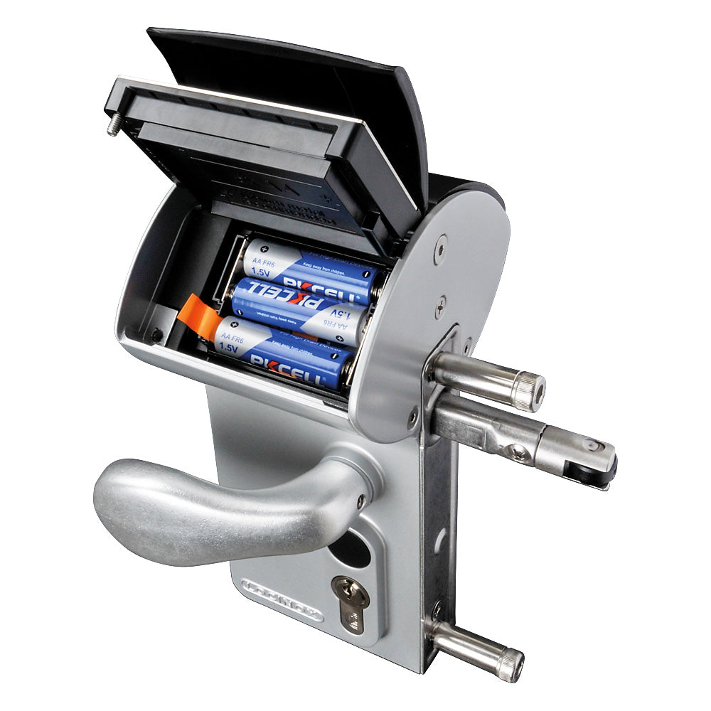 Locinox Valentino Surface Mounted Battery Powered Code Lock ISO9227 Silver
