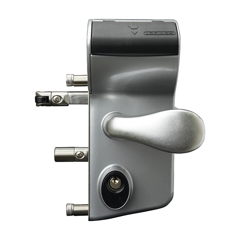 Locinox LMKQV2 Vinci 2 Sided Mechanical Code Lock Silver To Suit 30 - 50mm Box Section