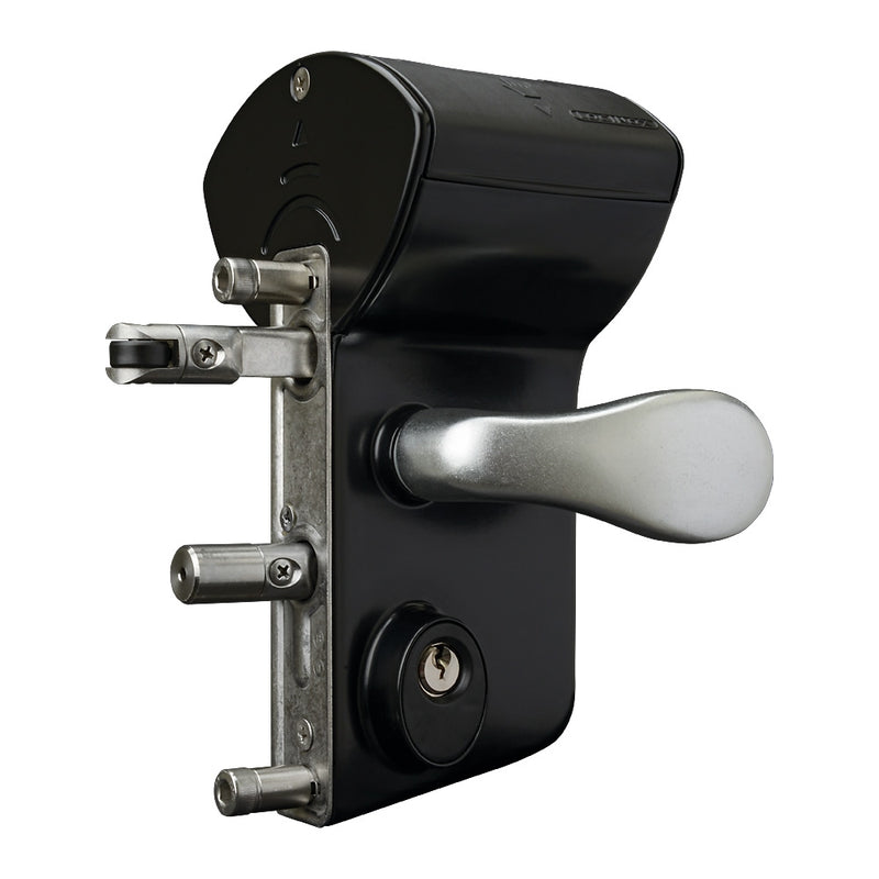 Locinox LMKQ Vinci 2 Sided Mechanical Code Lock Black To Suit 30 - 50mm Box Section