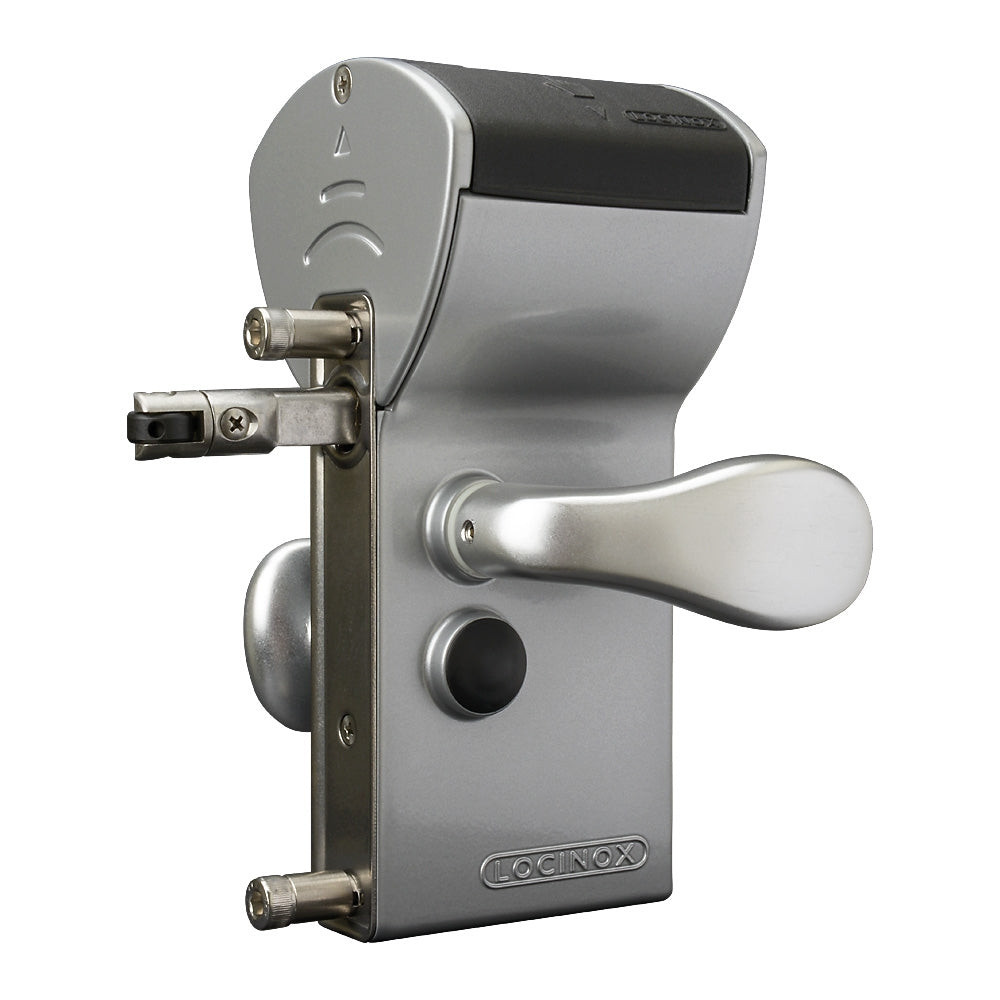 Locinox LFKQ Vinci 1 Sided Mechanical Code Lock Silver To Suit 30 - 50mm Box Section