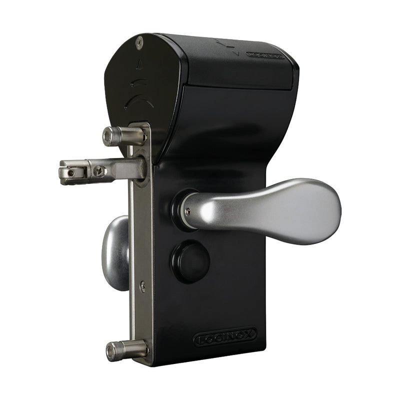 Locinox LFKQ Vinci 1 Sided Mechanical Code Lock Black To Suit 30 - 50mm Box Section
