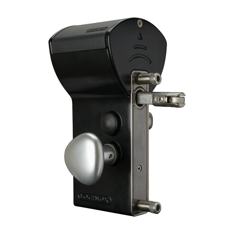 Locinox LFKQ Vinci 1 Sided Mechanical Code Lock Black To Suit 30 - 50mm Box Section