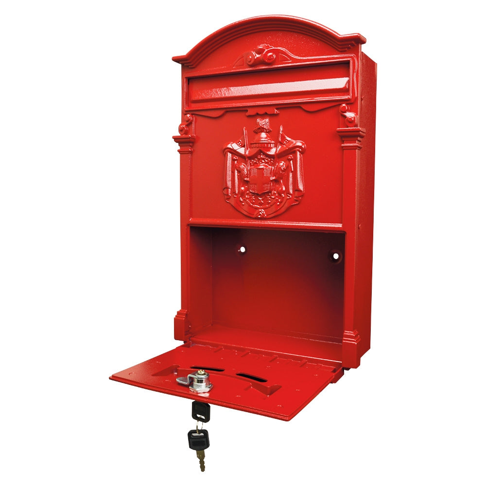 Red Italian Mail Box Front Opener