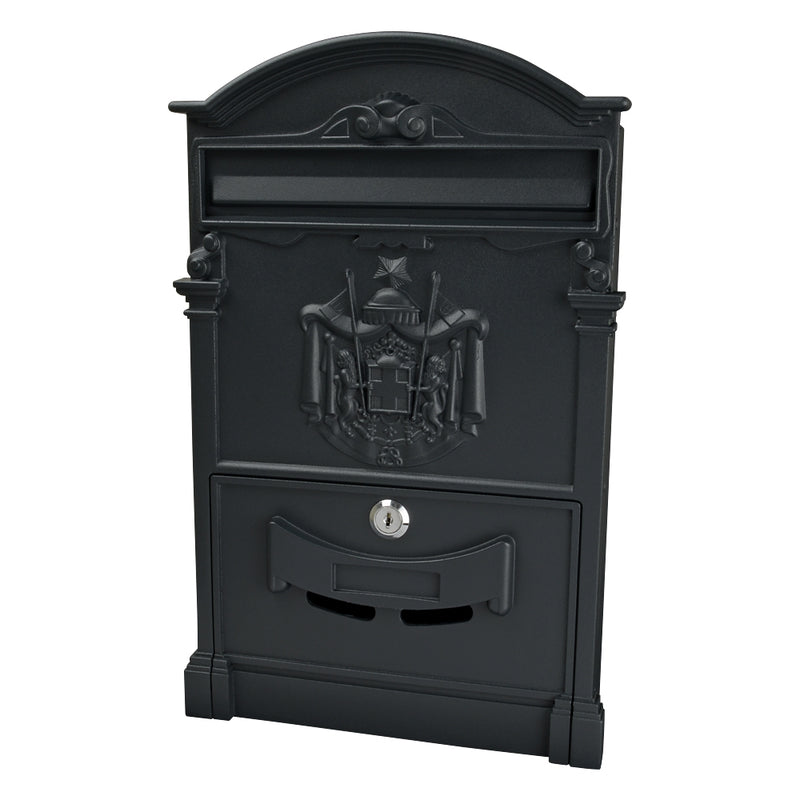 Black Italian Mail Box Front Opener