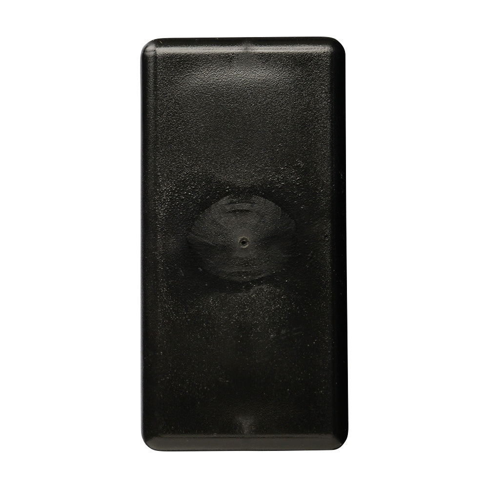 100 x 50mm Black Plastic Rectangular End Cap
