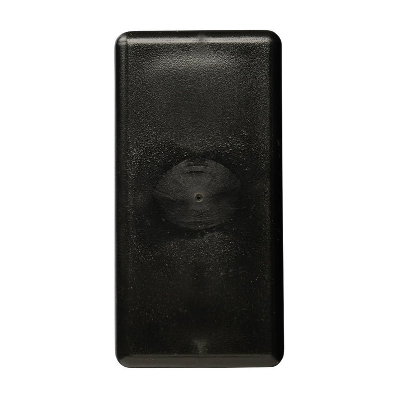 100 x 50mm Black Plastic Rectangular End Cap