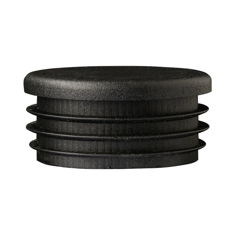 Black Plastic End Cap For 42mm Diameter Tube