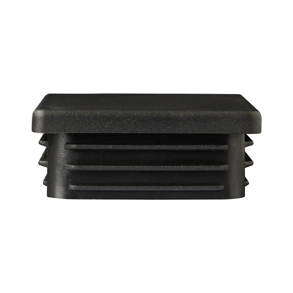 50 x 50mm Black Plastic Square End Cap