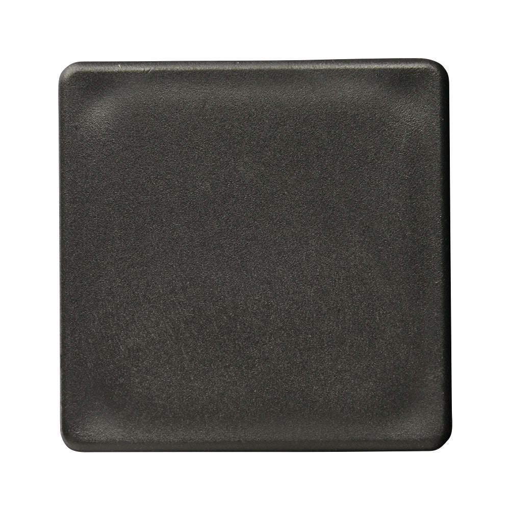 50 x 50mm Black Plastic Square End Cap
