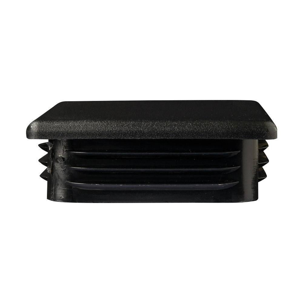 PC70 70 x 70mm Black Plastic Square End Cap