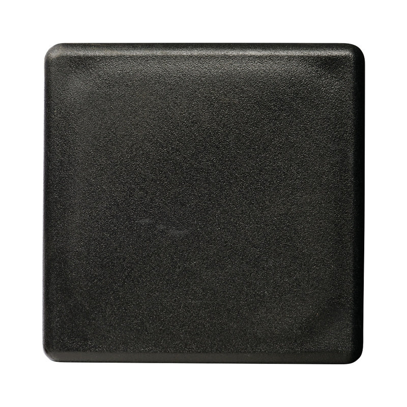PC70 70 x 70mm Black Plastic Square End Cap